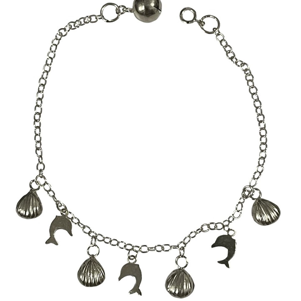 TAETHAI - Pulssera de plata 925 con dijes o colgantes sin piedras