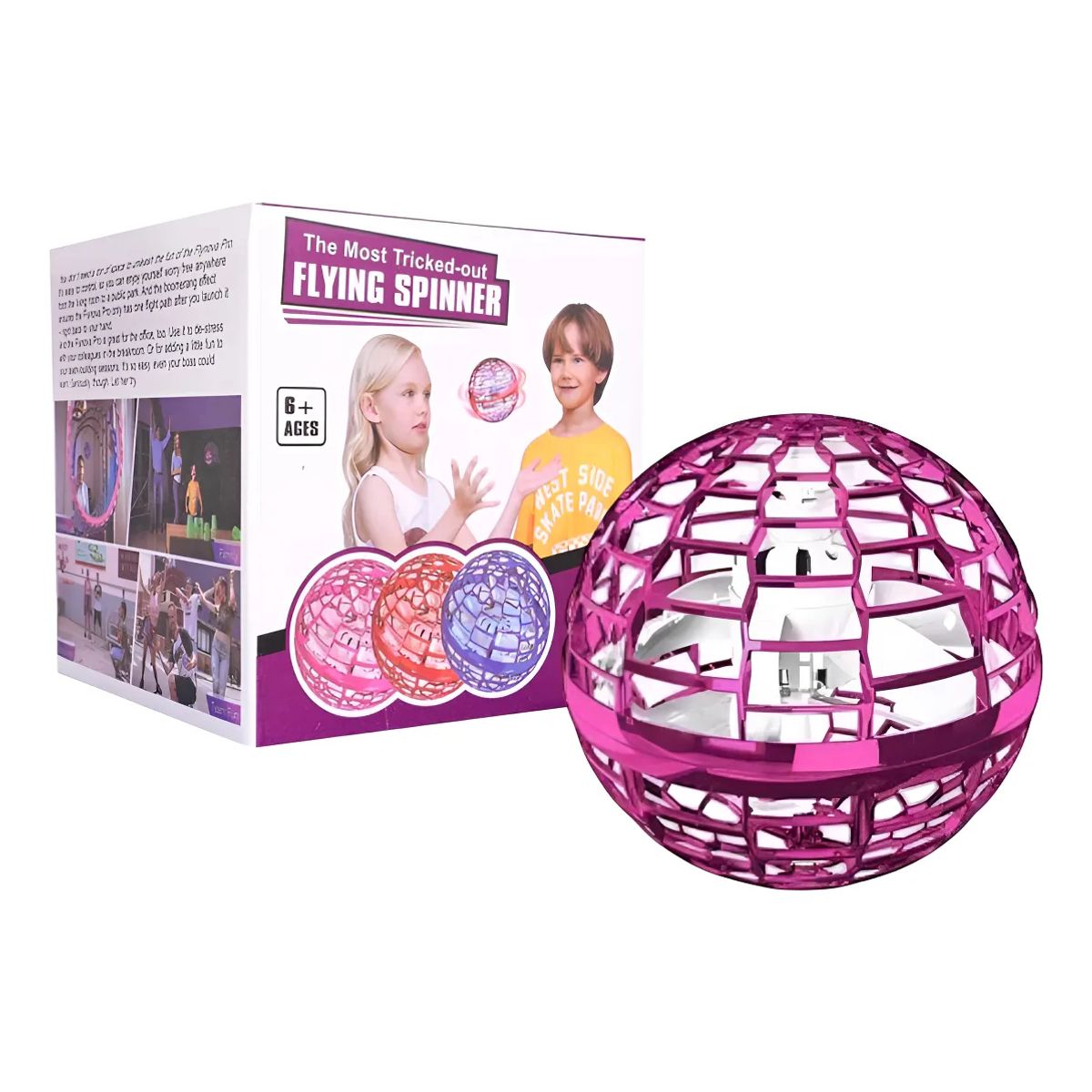 GENERICO - Pelota Voladora Flying Spinner Luces Juguete