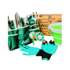 GENERICO - Kit Millaray Herramientas de Jardinería Terra Diva 10 componentes