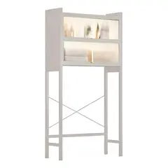 EVERSO - Organizador Estante De Lavadora Baño Metalico Rack 3 Niveles