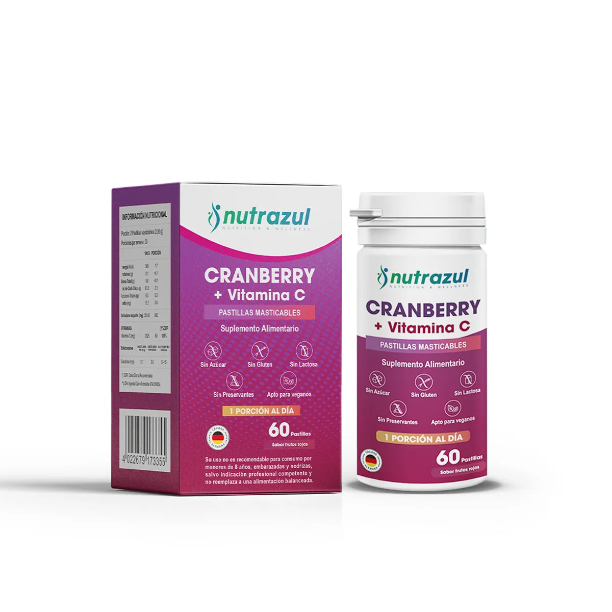 NUTRAZUL - Cranberry + Vitamina C