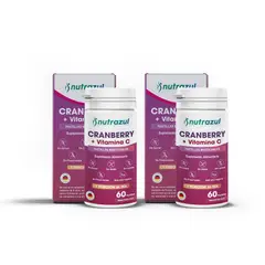 NUTRAZUL - Cranberry + Vitamina C - Pack 2 unidades