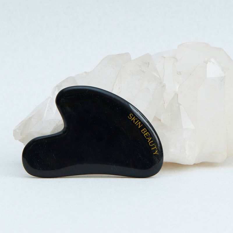 SKIN BEAUTY SHOP - Piedro Obsidian Tallada para Masaje Facial Intenso Skin Beauty Shop