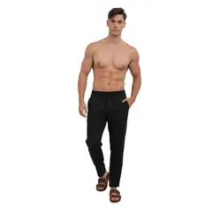 D'JOE - Pantalon Lino Hombre Verano Otawa