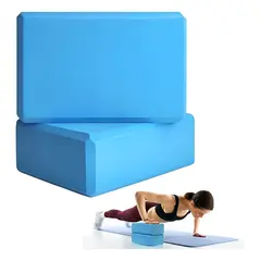 EVERSO - Pack 2 De Ladrillo Yoga Cubo Goma Eva Bloque Pilate Fitness