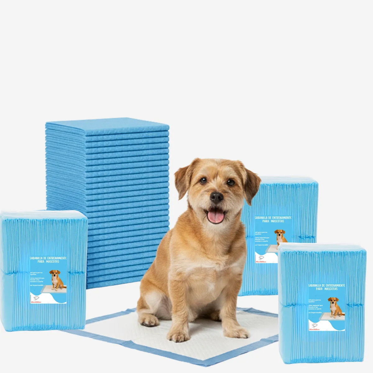 GENERICO - 150 Pañales Sabanillas Entrenamiento Absorbentes Mascota Perros y Gatos 60x45 cm