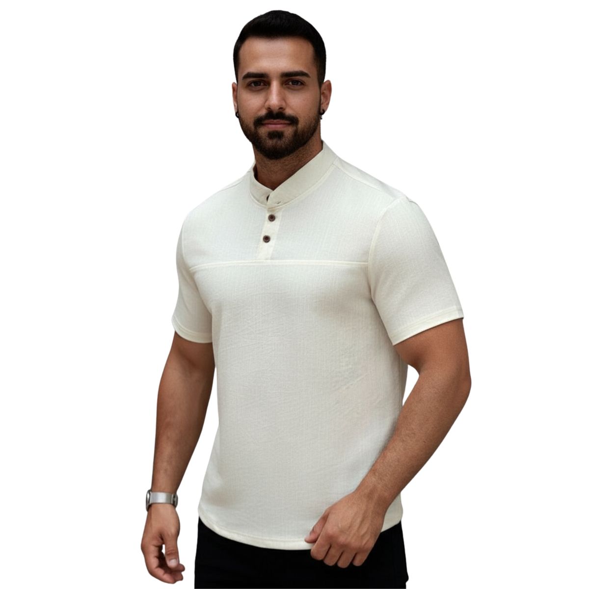 D'JOE - Camisa Lino Hombre Roma