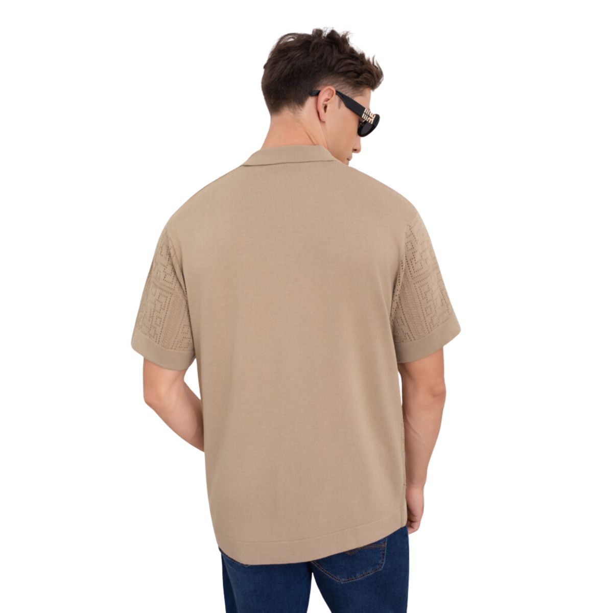 D'JOE - Camisa Tejida Hombre Alaska