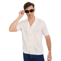 D'JOE - Camisa Tejida Hombre Alaska