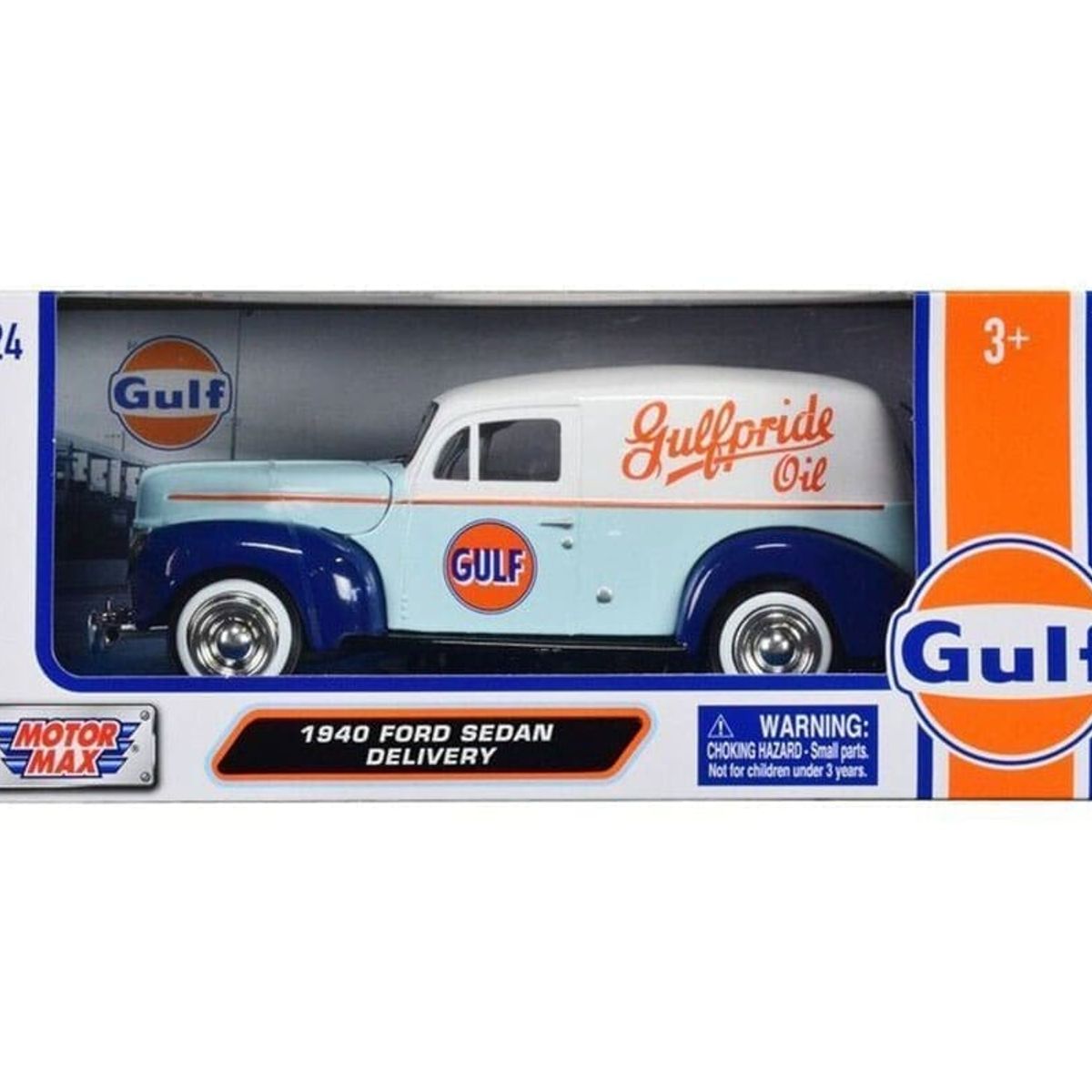 MOTORMAX - Camioneta Ford Sedan Delivery Gulf año 1940 Marca Mortor max