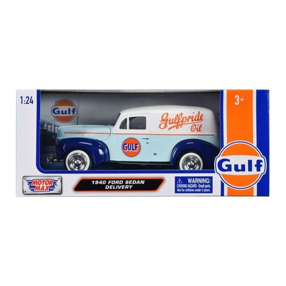 MOTORMAX - Camioneta Ford Sedan Delivery Gulf año 1940 Marca Mortor max