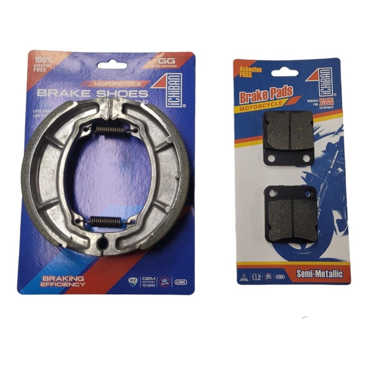 GENERICO - Pastillas De Freno + Balatas Scooter Matrix 150 Japonesas