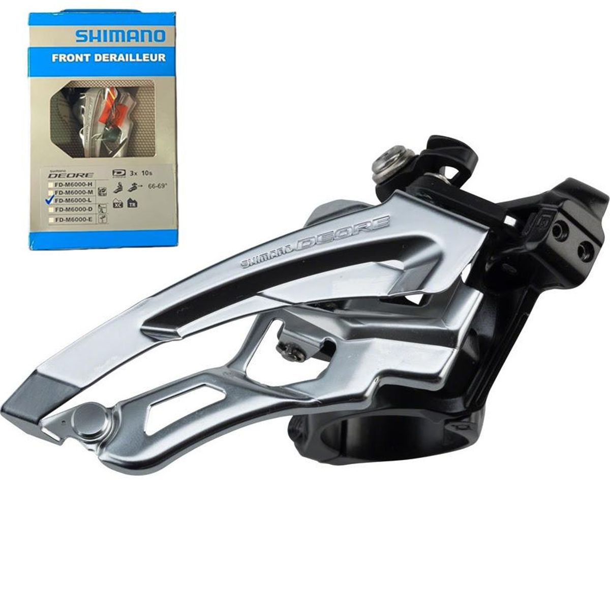 SHIMANO - Desviador Delantero Shimano Deore M6000 3x10 349
