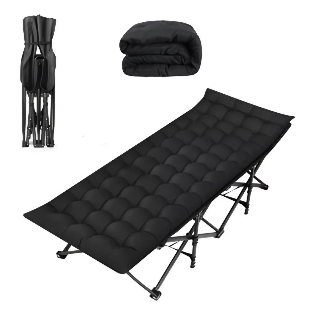 ACTUAL - Cama Portátil Plegable Reclinable Con Colchón Desmontable