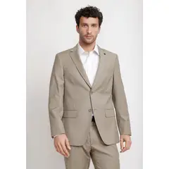 TRIAL - Chaqueta Hombre Formal Lana S100'S Mix&Color Khaki