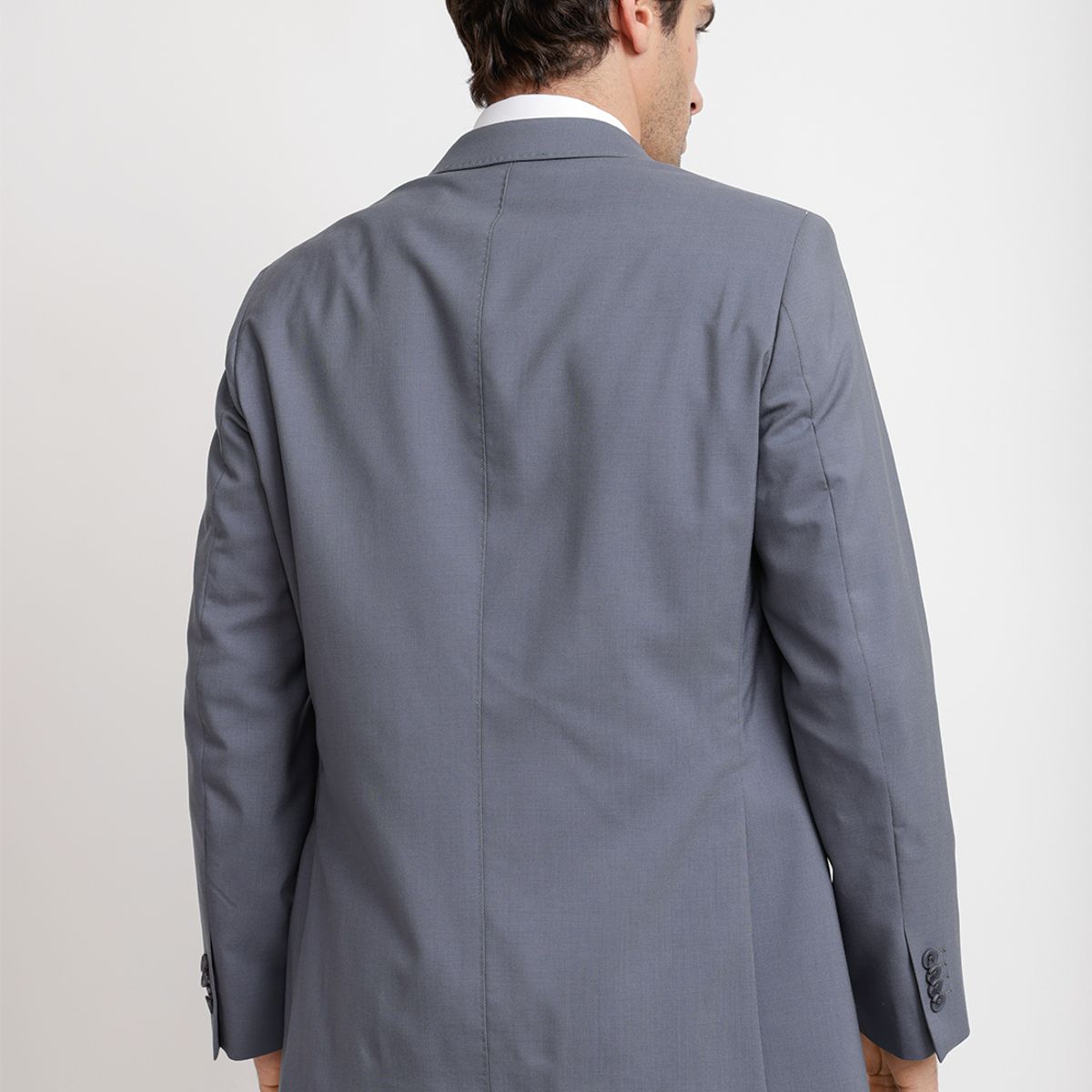 TRIAL - Chaqueta Hombre Formal Lana S100'S Mix&Color Azul Piedra