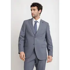 TRIAL - Chaqueta Hombre Formal Lana S100'S Mix&Color Azul Piedra