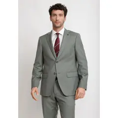 TRIAL - Chaqueta Hombre Formal Lana S100'S Mix&Color Verde
