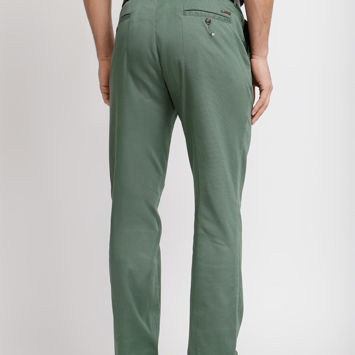 TRIAL - Pantalón Texturado Hombre Algodón Vulcan Verde