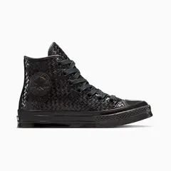 CONVERSE - Zapatilla Chuck 70 Leather Mujer Negro
