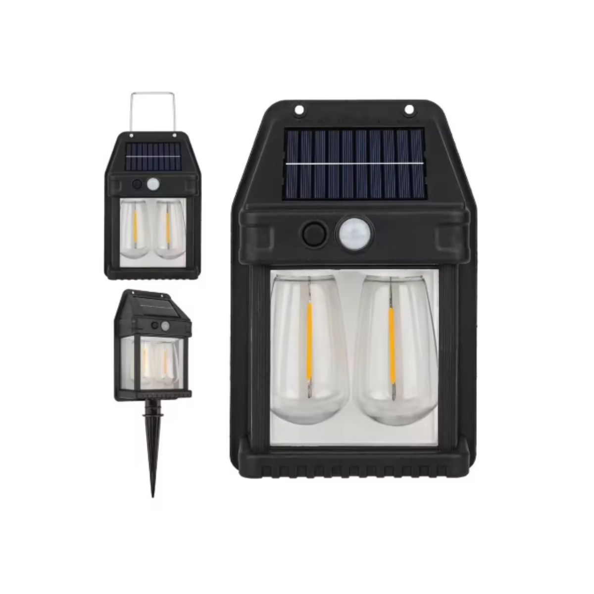 GENERICO - Foco Solar Pared Sensor Movimiento 30w Exterior