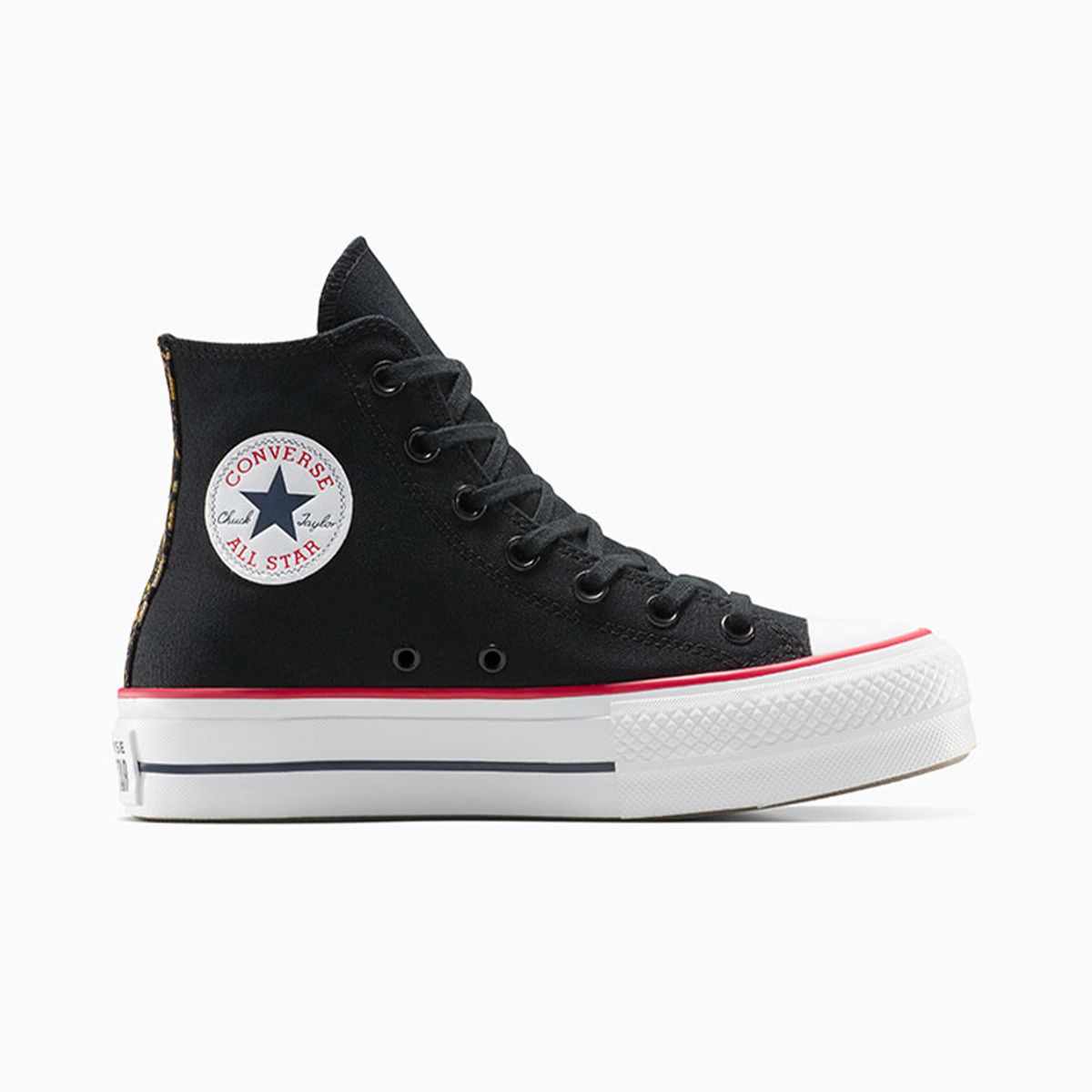 CONVERSE - Zapatilla Converse Chuck Taylor All Star Lift Mujer Negro