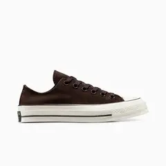 CONVERSE - Zapatilla Chuck 70 Crafted Color Suede Mujer Café