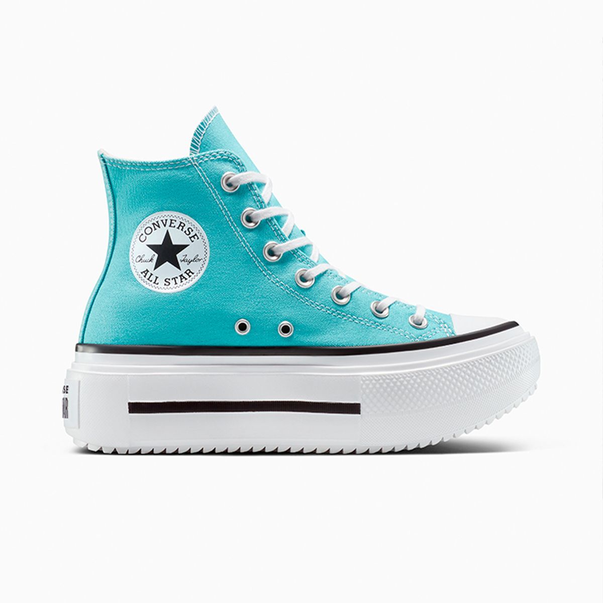 CONVERSE - Zapatilla Converse Chuck Taylor All Star Lift Double Stack Seasonal Color Mujer Celeste