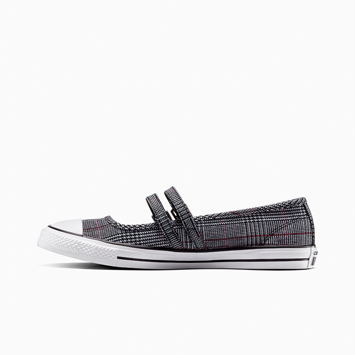 CONVERSE - Zapatilla Converse Chuck Taylor All Star Dainty Mary Jane Plaid Mujer Negro