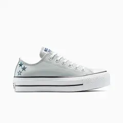 CONVERSE - Zapatilla Chuck Taylor All Star Archive Stars Mujer Gris