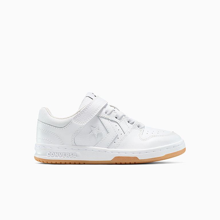 Zapatilla CL98 Cuero Niños Blanco