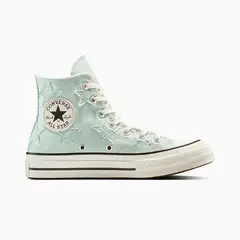 CONVERSE - Zapatilla Chuck 70 Archive Stars Mujer Gris