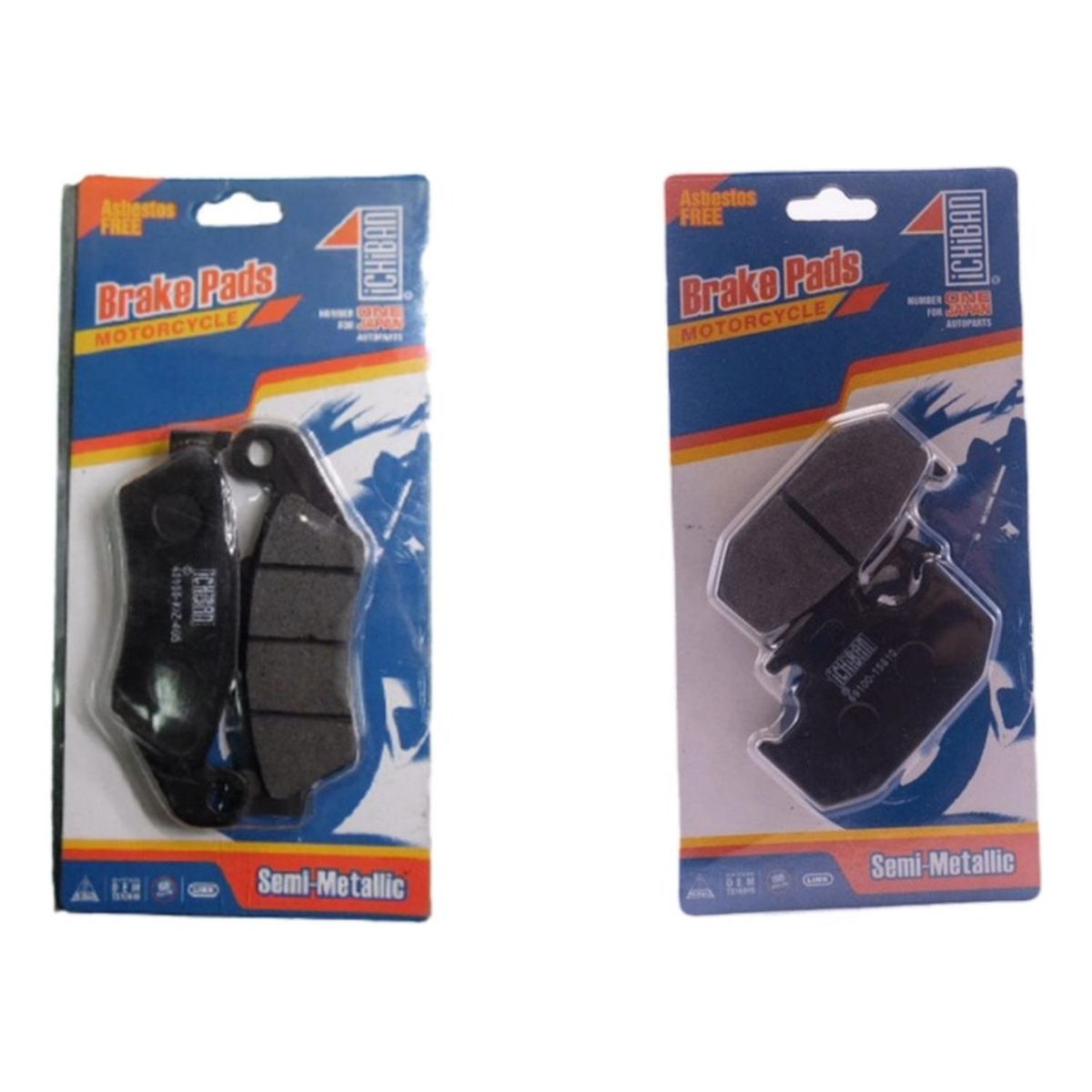 GENERICO - Pastillas Freno Delanteras + Traseras Suzuki Dr 650 Japones