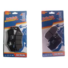 GENERICO - Pastillas Freno Delanteras + Traseras Suzuki Dr 650 Japones