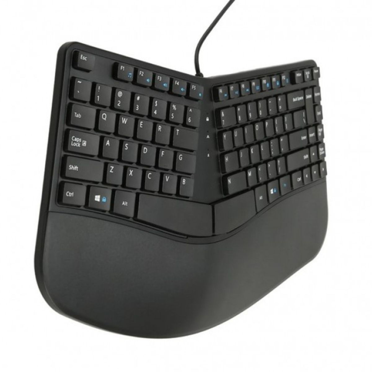 GENIUS - Teclado Genius Ergonometrico Copilot Palm Rest USB KB-700