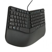 Teclado Ergonometrico Copilot Palm Rest USB KB-700