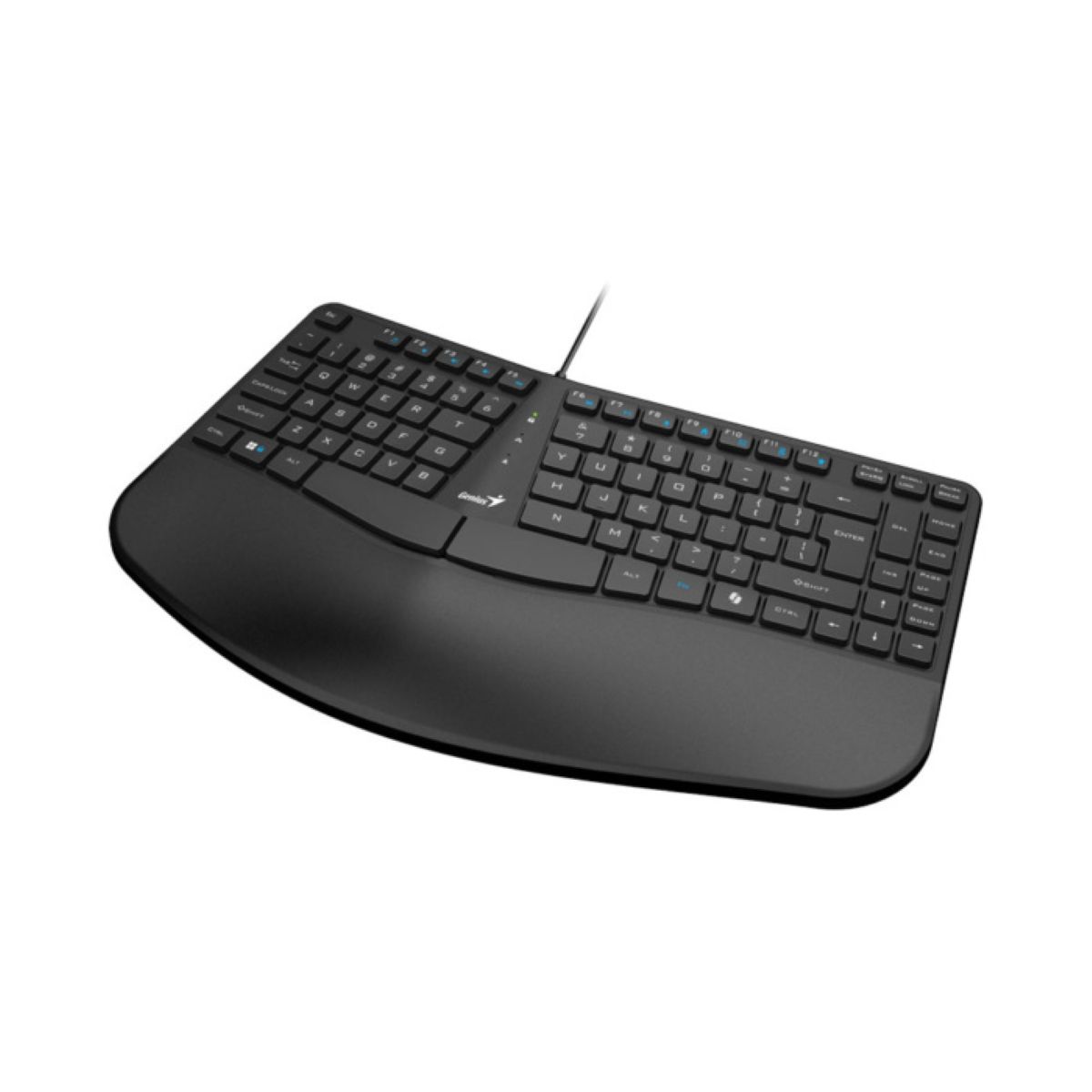 GENIUS - Teclado Genius Ergonometrico Copilot Palm Rest USB KB-700