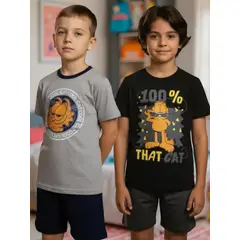 NICKELODEON - Pack 2 Pijamas Niño Garfield