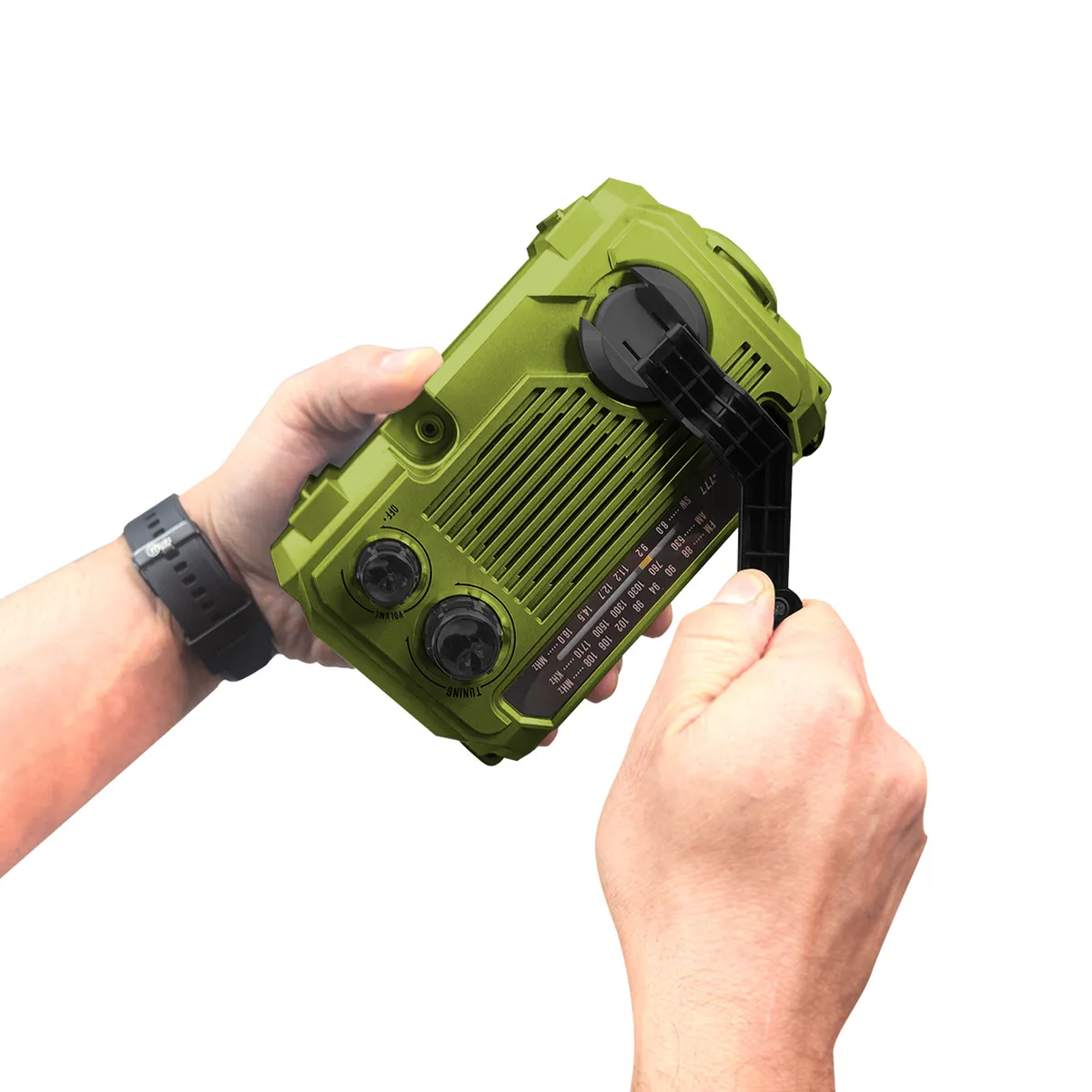 MLAB - Radio Portatil Dinamo y Solar Recargable Linterna Mlab 9584