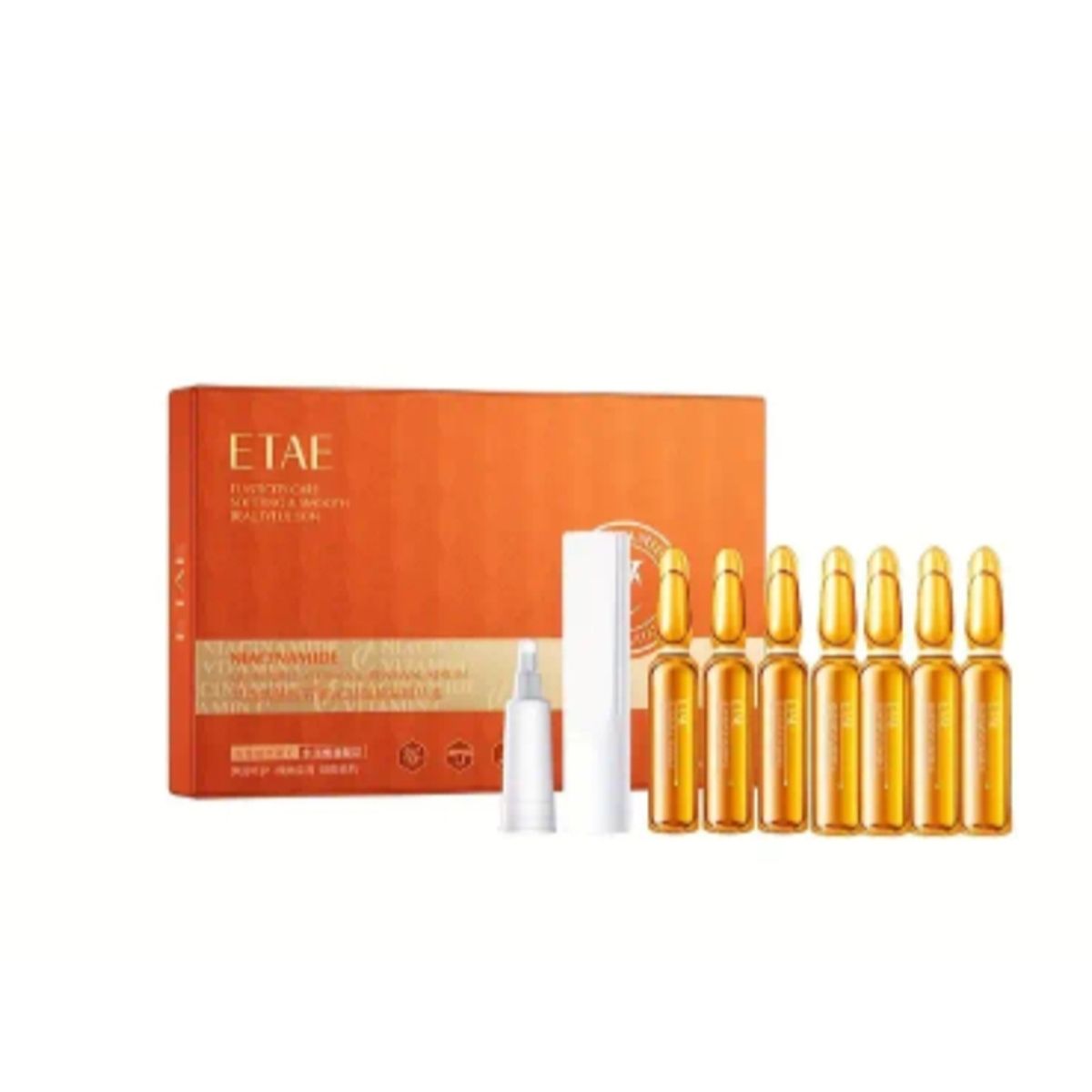 GENERICO - Set de 7 Ampollas Concentradas de Vitamina C y Niacinamida- Doble Poder