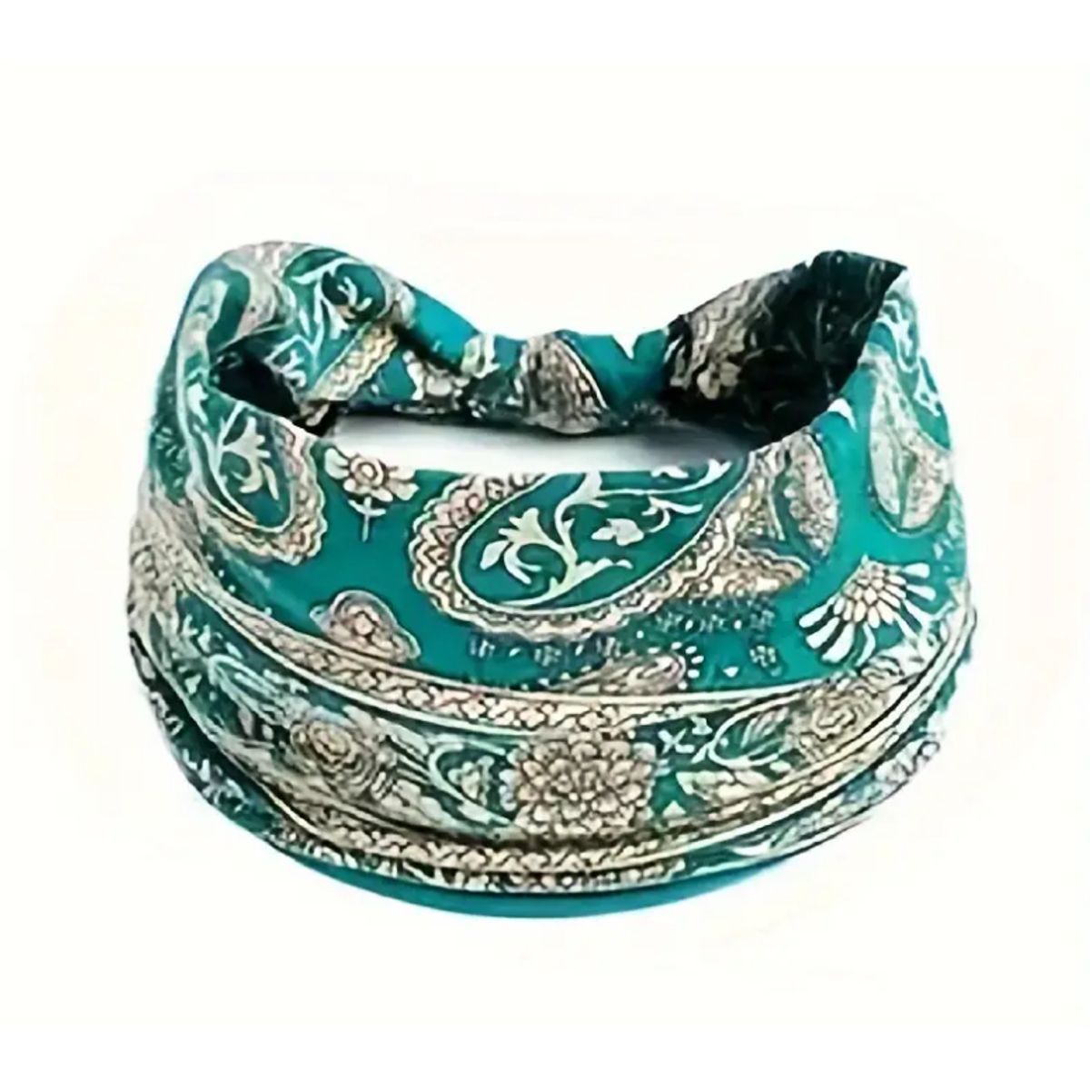 KIRAMA CLOTHING STORE - Diadema bohemia elástica con nudo y paisley