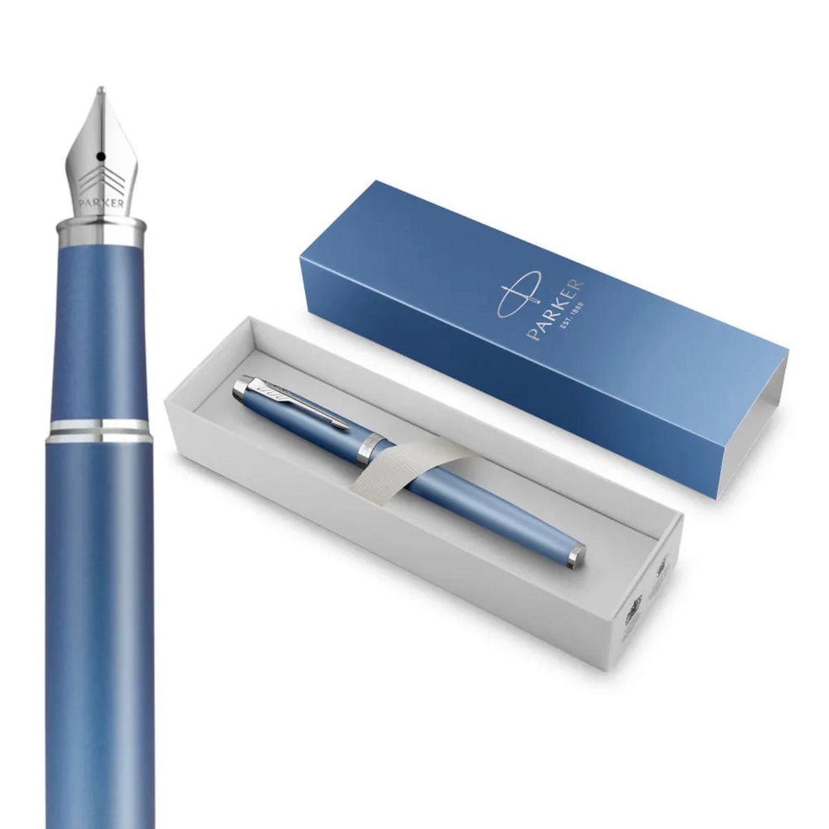 PARKER - Pluma Parker IM Writing Rituals Azul Med Tinta Azul