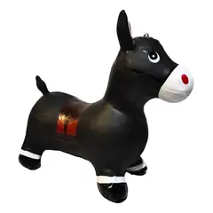 GENERICO - Caballito Pony Saltarín Para Niños Niñas Gris