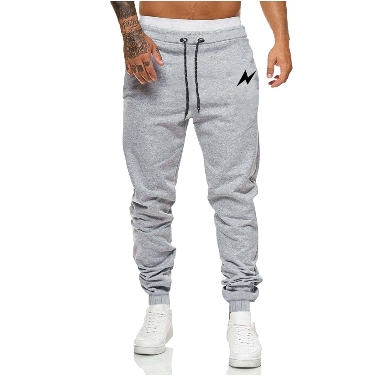 KIRAMA CLOTHING STORE - Jogger multicolor con estampado de rayo