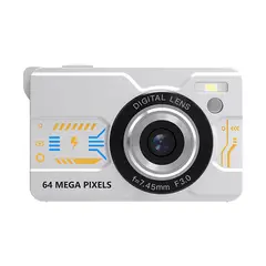 RENVMEXY - Cámara Digital 4K 56MP Compacta con Luz para Estudiantes y Hogar