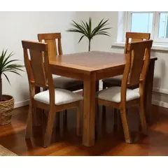 GENERICO - Comedor 4 Sillas Munich Color Canela