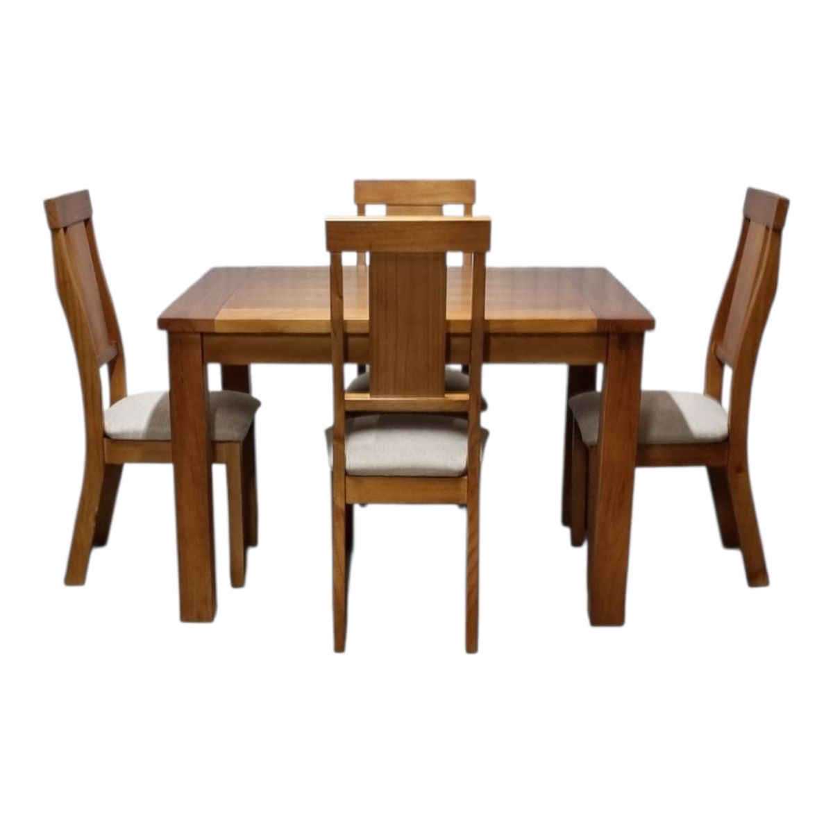 GENERICO - Comedor 4 Sillas Munich Color Canela