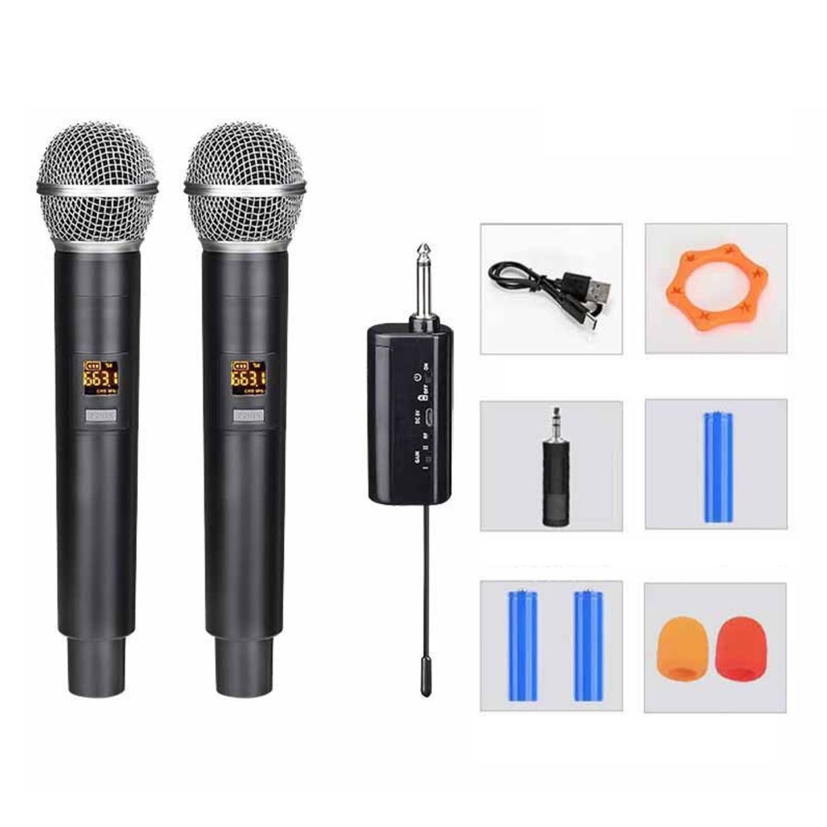 ATURE - 24g Micrófono Inalámbrico Profesional Para Karaoke Al Aire