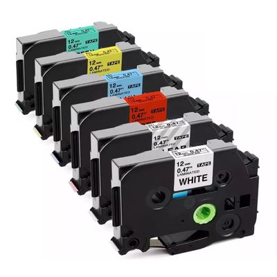 Ature 6Pcs Cinta Rotuladora Para Brother Tze-231 Alternativa