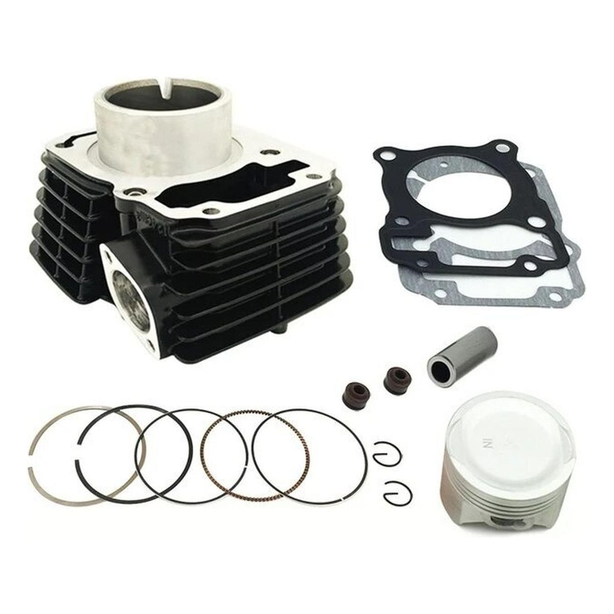 GENERICO - Kit Cilindro Moto Honda Cb1 O Cbf Twister 125 - Negro